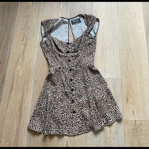 Reformation cheetah dress